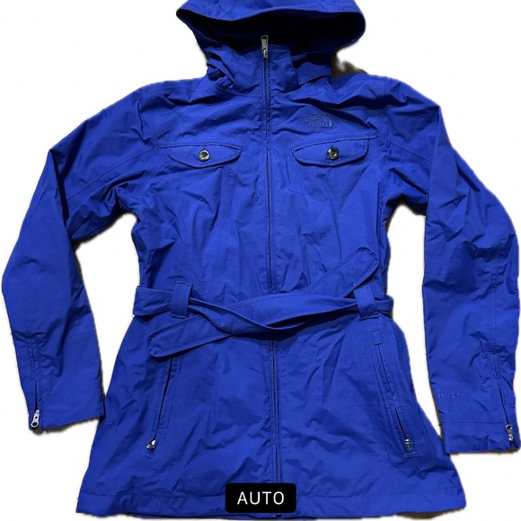 The North Face Jacket Ladies The North Face Belted Trench Style Rain Coat - Picture 1 of 1
